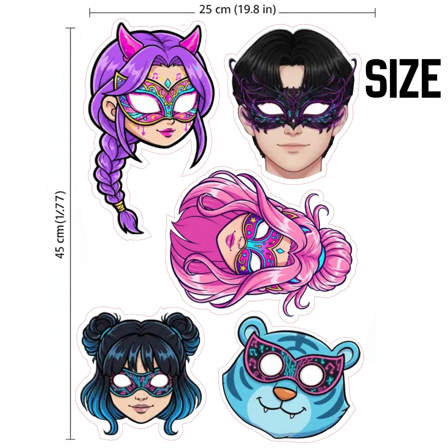 Kpop Demon Hunters Photo Props - 5PC