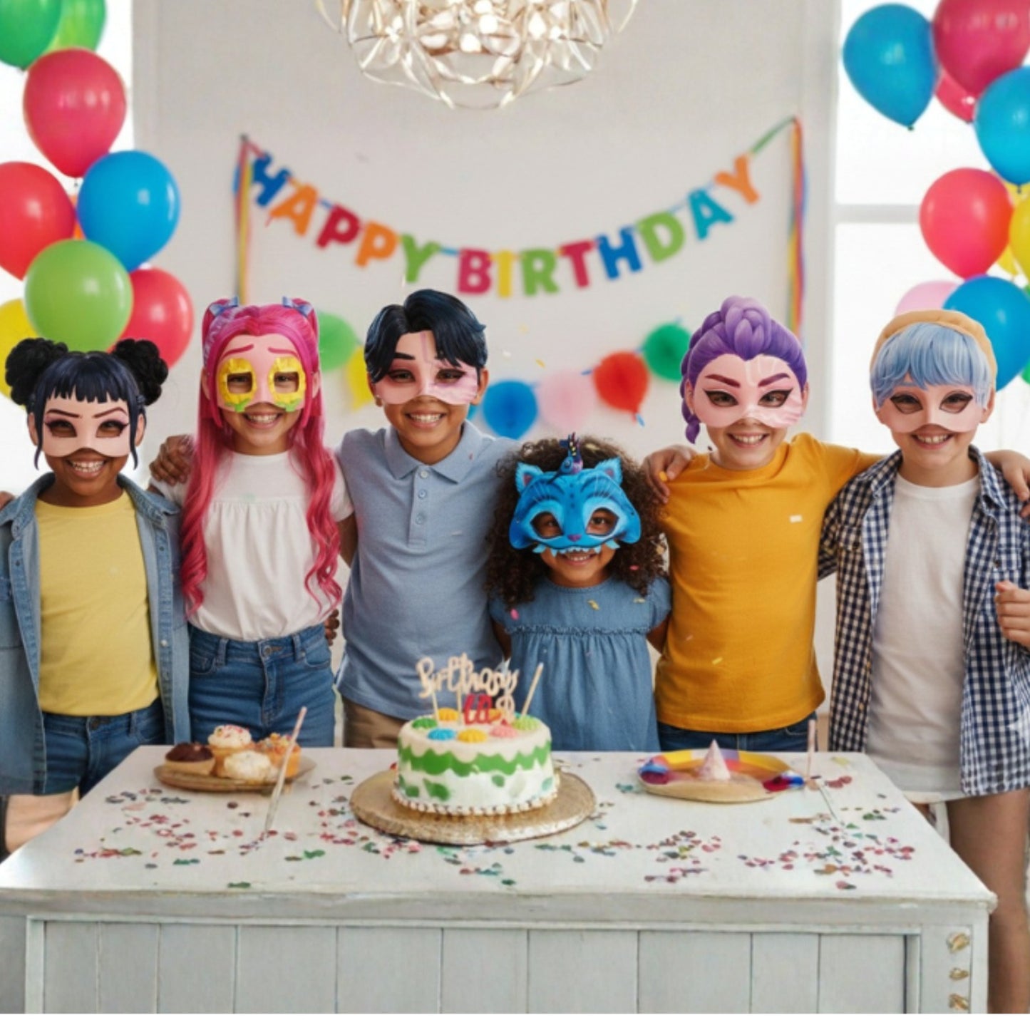 Kpop Demon Hunters Eye Masks - 6PC