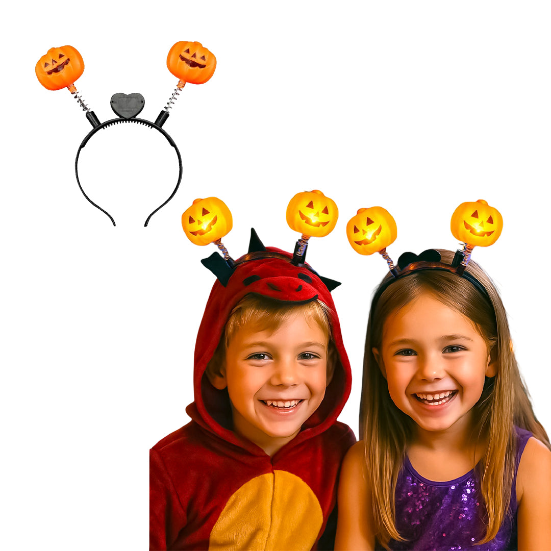 Light Up Pumpkin Headband - 1PC