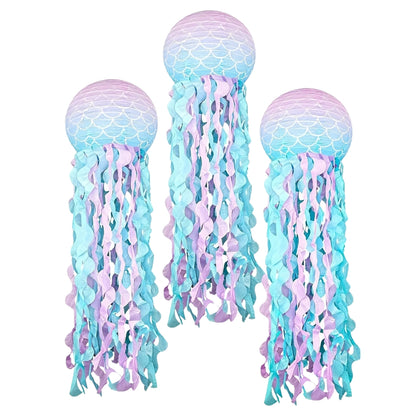 Mermaid Lanterns Hanging Decortation Combo - 3PC