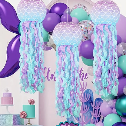 Mermaid Lanterns Hanging Decortation Combo - 3PC