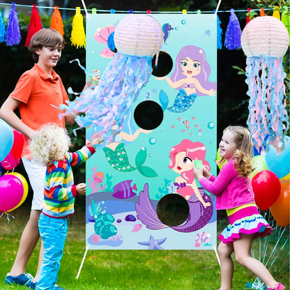 Mermaid Lanterns Hanging Decortation Combo - 3PC
