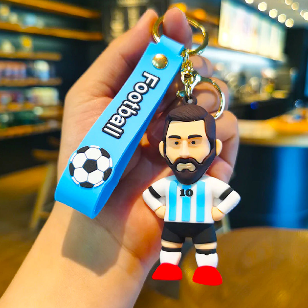 Messi Footballer Soccer Key Chain & Bag Charms - 1PC