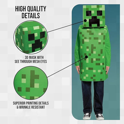 Minecraft Costume - Medium - Age 5 to 7 Years