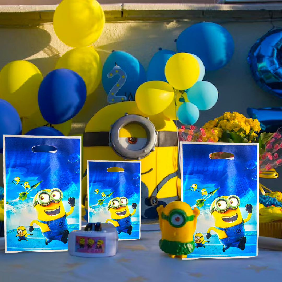 Minnions Loot Bags for Kids  - 10PC