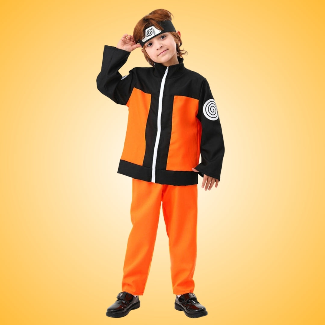 Naruto Shippuden Anime Costume - Medium - Age 7 to 9 Years
