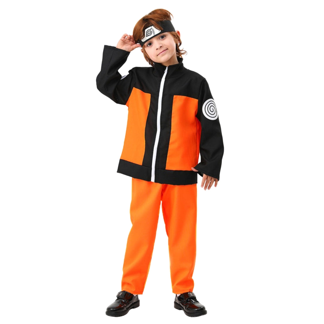 Naruto Shippuden Anime Costume - Medium - Age 7 to 9 Years
