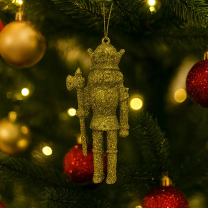 Nut Cracker Hangings Golden - 1PC