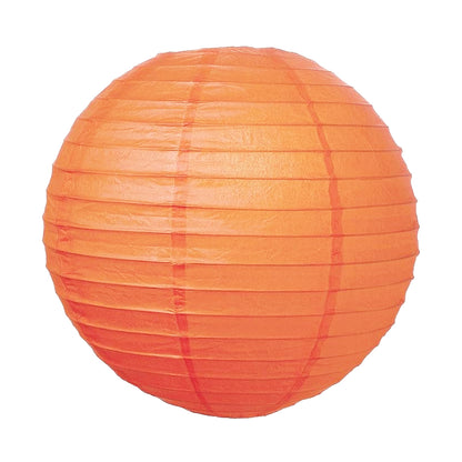 Orange Round Paper Lantern - 10 Inches - 1PC