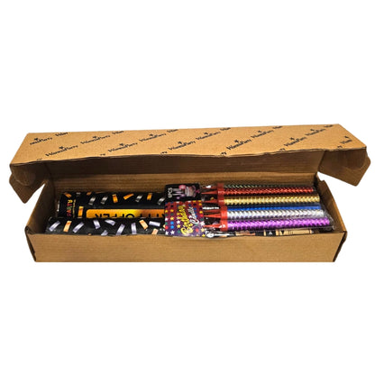 Confetti Party Popper & Sparkling Candle Combo  Pack of 3