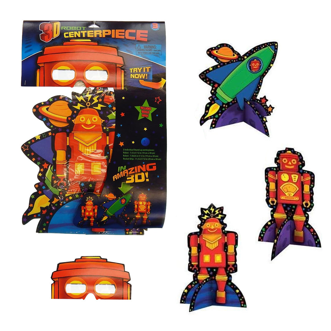 Robot Theme Party Centerpiece - 1PC
