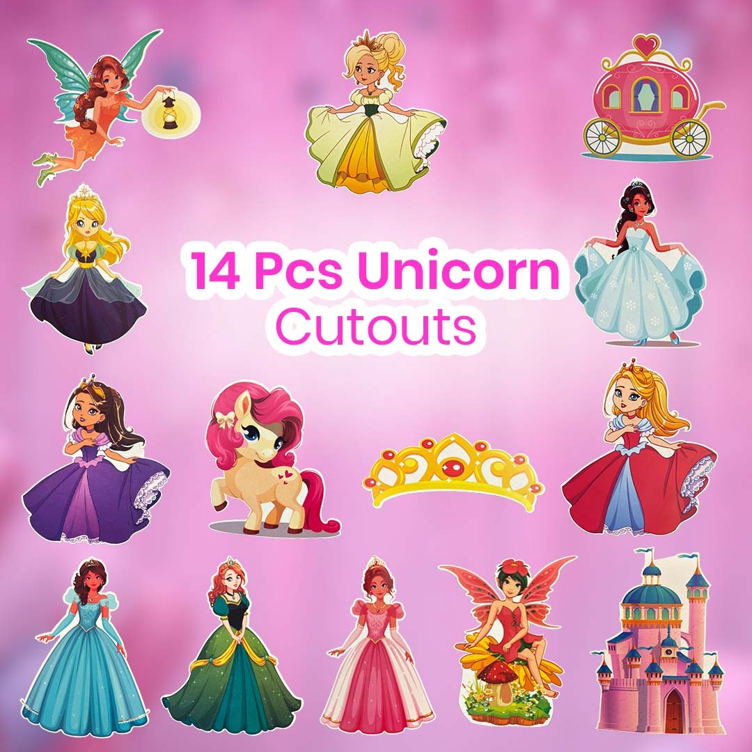 Princess Birthday Party Decoration Set - 17PC