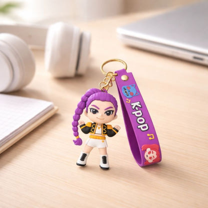 kpop demon hunters key chain