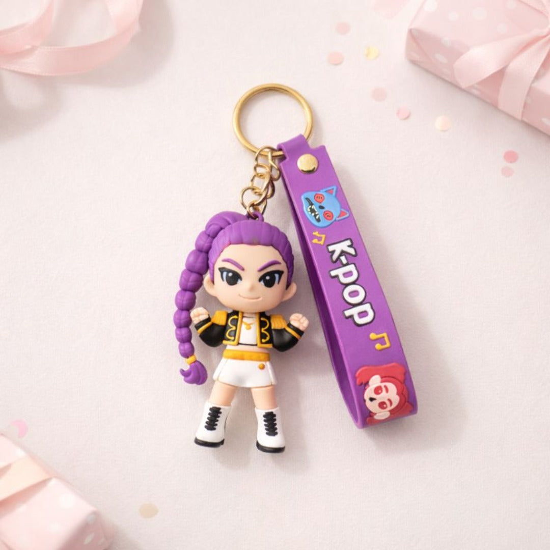 kpop rumi character key chain 