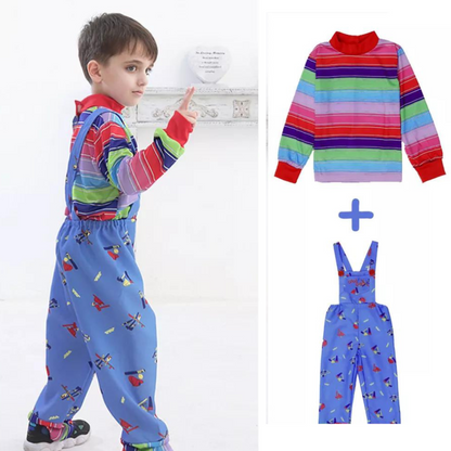 Chucky Doll Unisex Costume for Kids from The Movie "Child's Play"