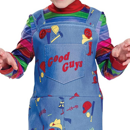 Chucky Doll Unisex Costume for Kids from The Movie "Child's Play"