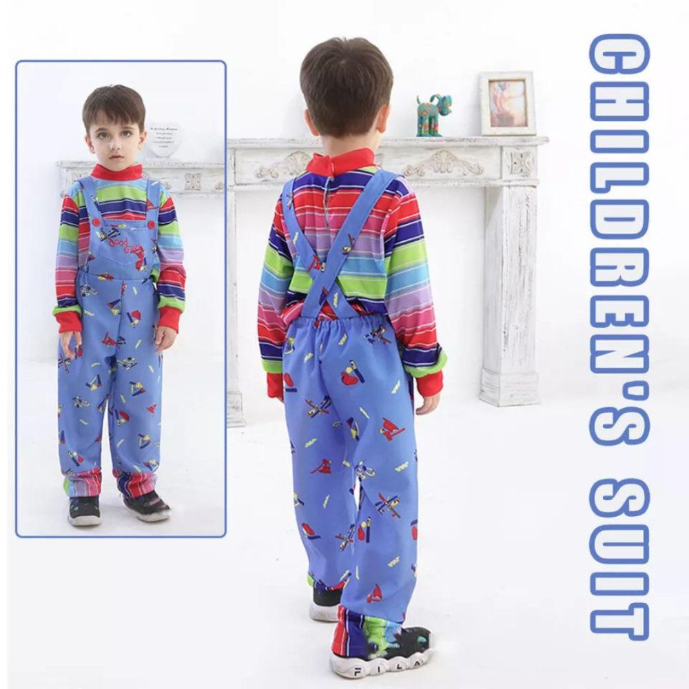 Chucky Doll Unisex Costume for Kids from The Movie "Child's Play"