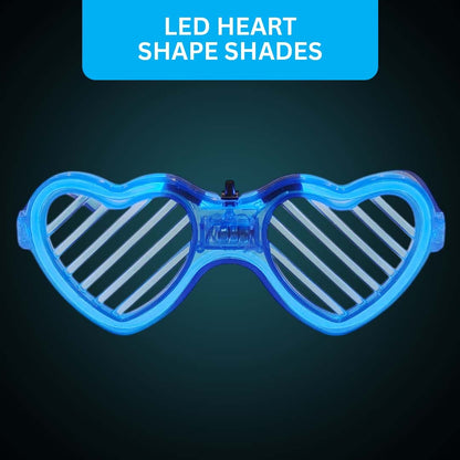 Led Heart Wired Shades Assorted Colour -1PC
