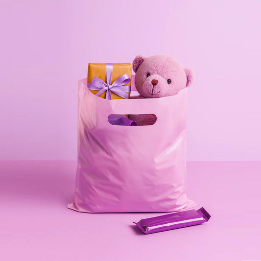 Loot Bags Pastel Purple Color - 10PC