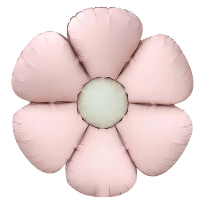 Pastel Pink Flower Shaped Balloon - Air Filled Only - 24 inches - 1PC