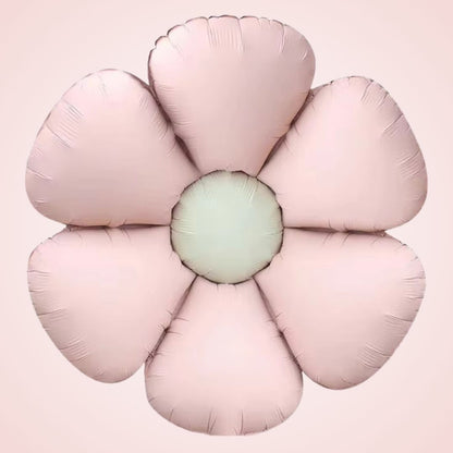 Pastel Pink Flower Shaped Balloon - Air Filled Only - 24 inches - 1PC