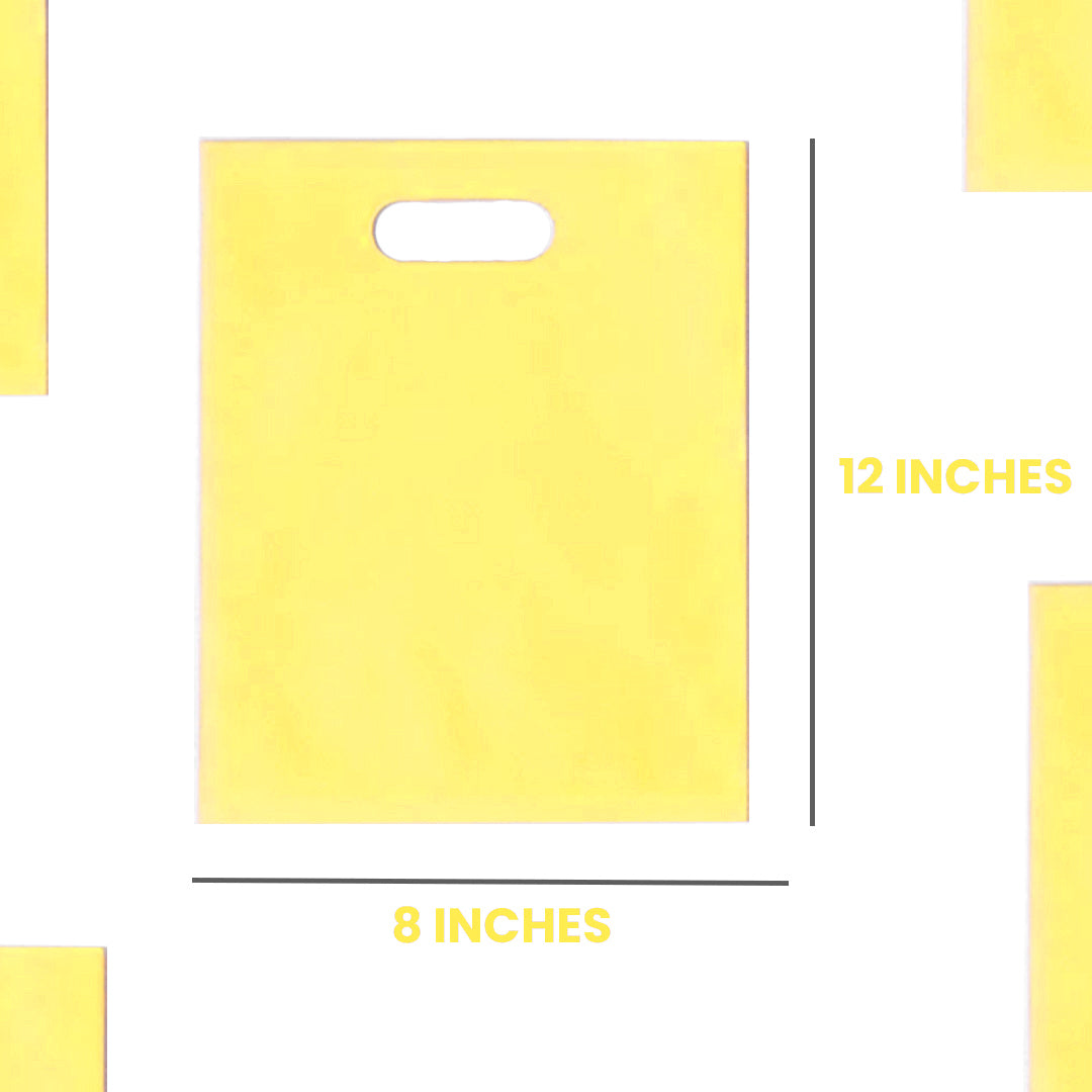 Loot Bags Pastel Yellow Color - 10PC