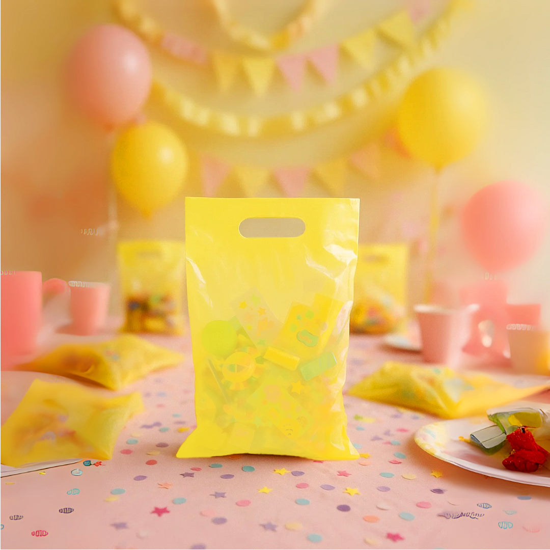 Loot Bags Pastel Yellow Color - 10PC