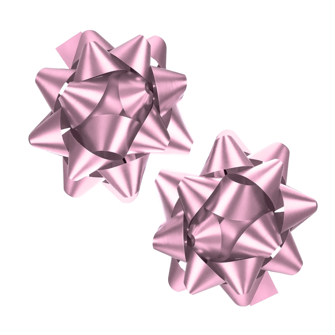Gift Packing Bow Ribbons Pink for Gift Wrap - 2PC
