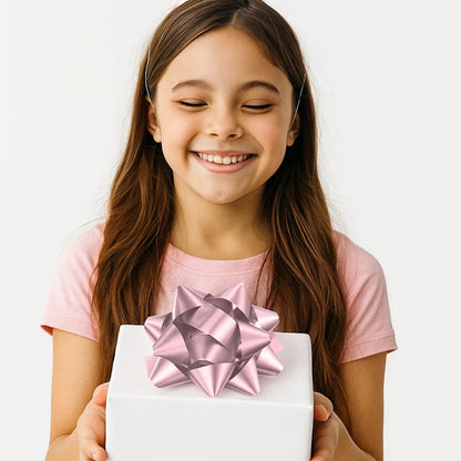 Gift Packing Bow Ribbons Pink for Gift Wrap - 2PC