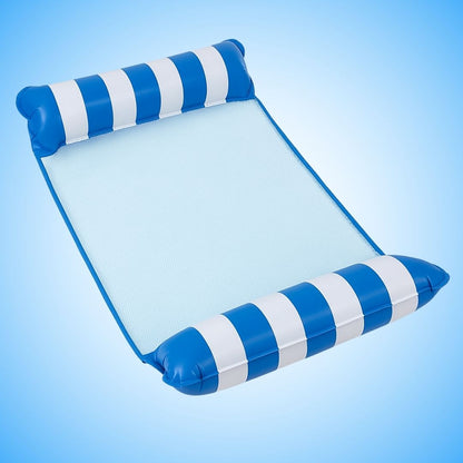 Pool Float Inflatable Pool Hammock Lounger Blue - 1PC