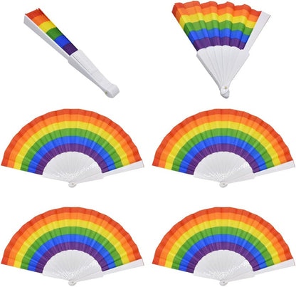 Rainbow Hand Fan Set - 4