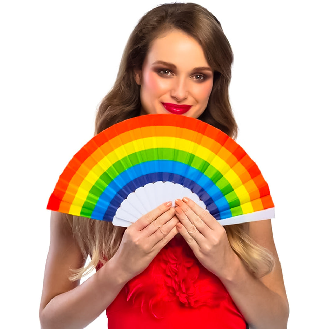 Rainbow Hand Fan Set - 4