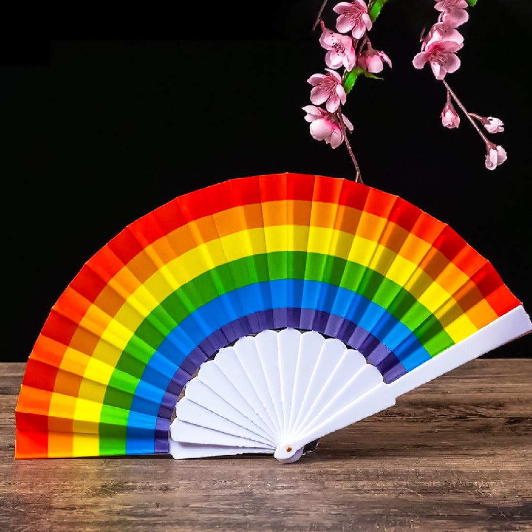 Rainbow Hand Fan Set - 4