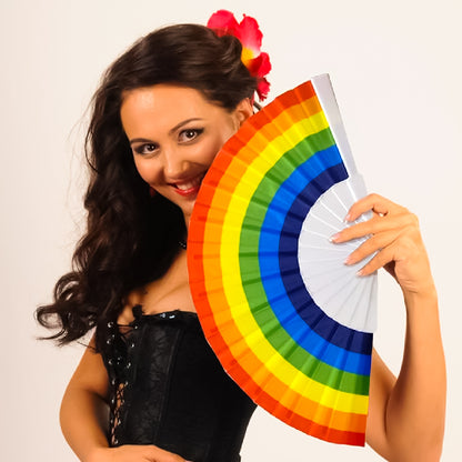 Rainbow Hand Fan Set - 4