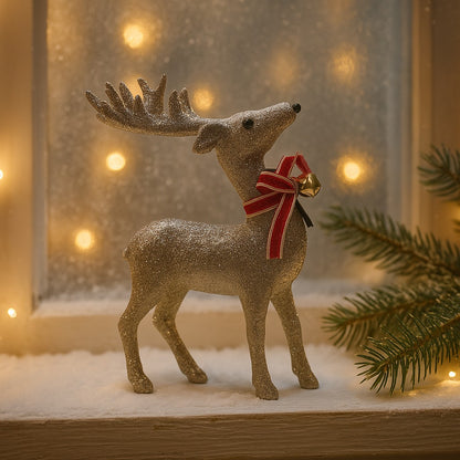 Standing Reindeer Christmas Table Decoration - 1PC