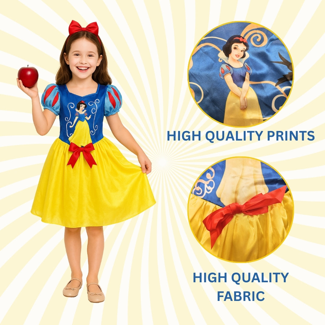 Snow White Costume - Small - Age 3 to 5 Years