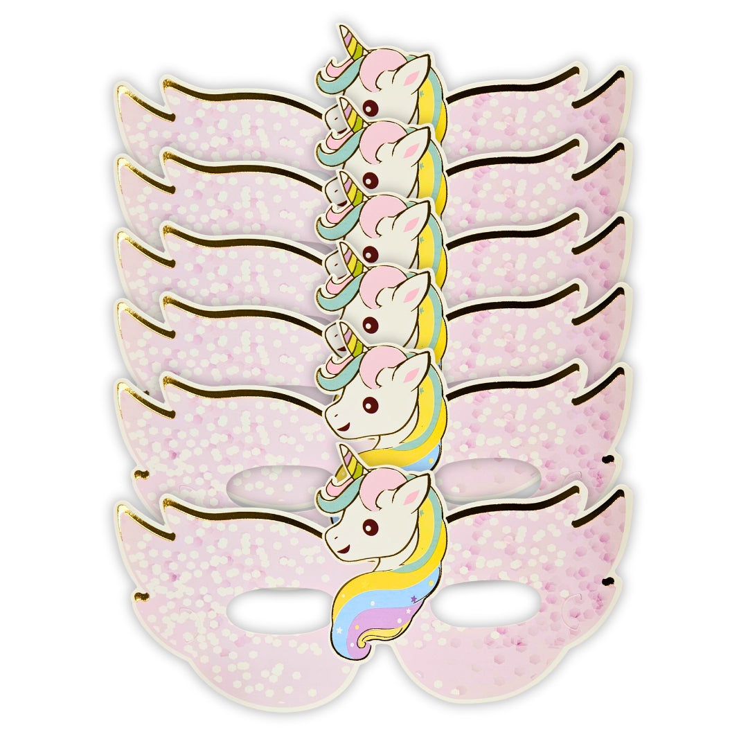 Unicorn Theme Paper Eye Mask - 6 PC