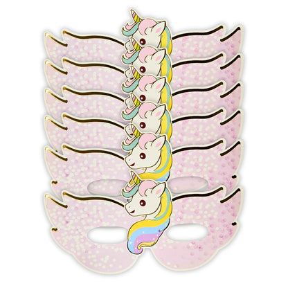 Unicorn Theme Paper Eye Mask - 6 PC