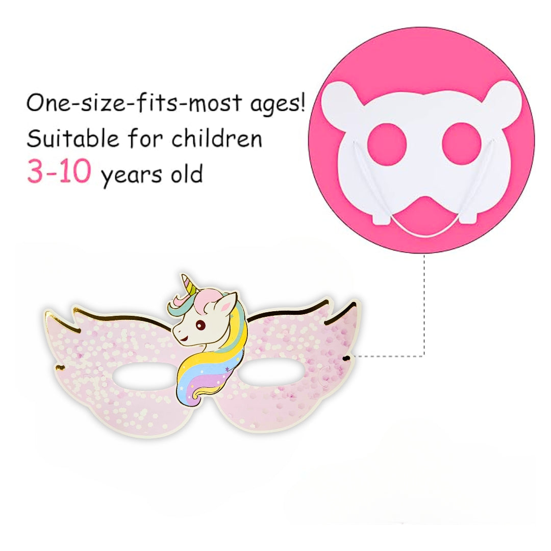 Unicorn Theme Paper Eye Mask - 6 PC