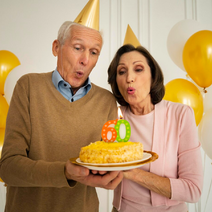 Numerical Candle 60th Birthday