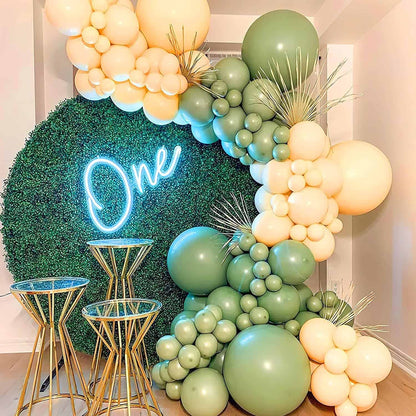 Olive Green Color Balloons 10" - 50 PC