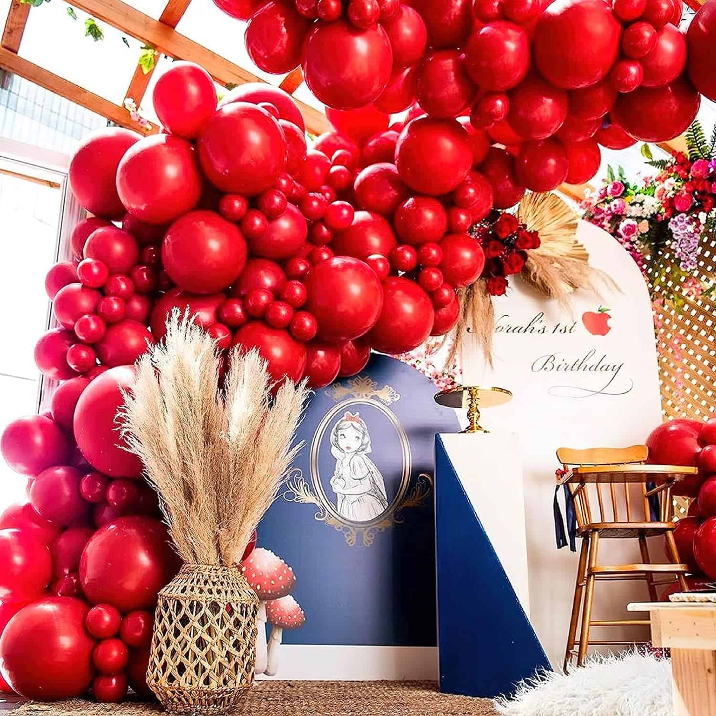 Garnett Red Color Balloons 10" - 50 PC