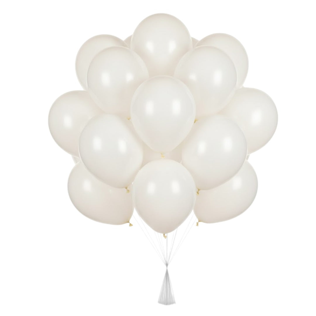 Balloon in a Can White Latex Balloons (Pack of 20)