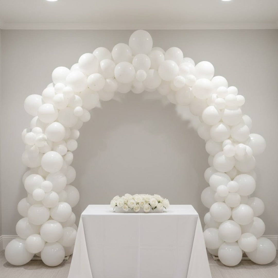 Balloon in a Can White Latex Balloons (Pack of 20)