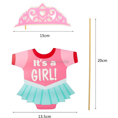 Its a Girl Photo Props-Pack of 12
