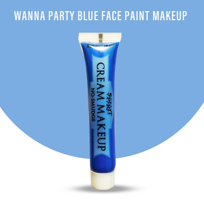 Blue Face Paint Makeup - 1PC