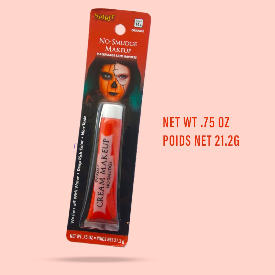 Orange Face Paint Makeup - 1PC