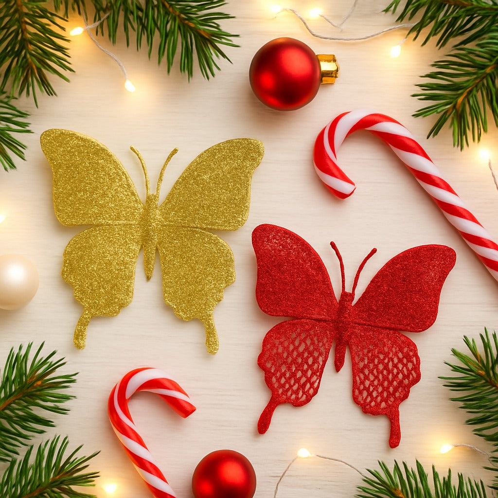 Large Butterfly Tree Hanging Decorations - 2 PC