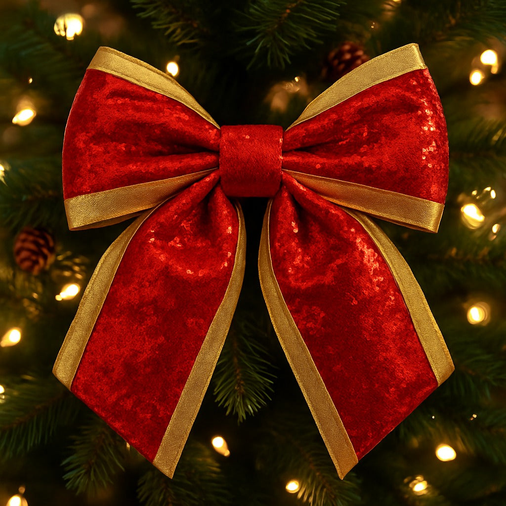 Christmas Big Bow Decoration