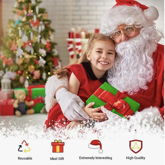 Santa Claus White Fluffy Beard